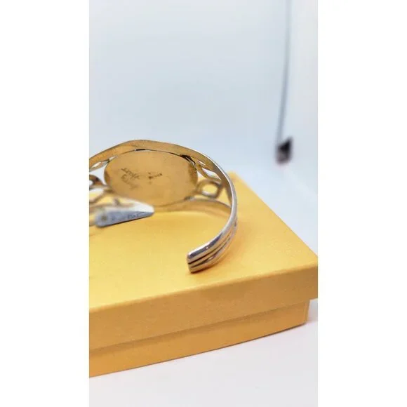 BraceletOval Peanut woodA+ Grade 40cm x 30 cm 925 Silver 42.2 gr Bracelet 20